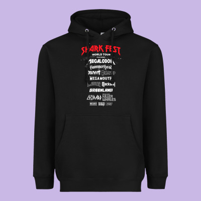 Shark Fest Heavyweight Hoodie Designed By Artisfamous