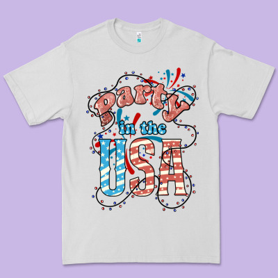 Party In The Usa 4th Of July Premium Tee Designed By Howdyjamesfarm