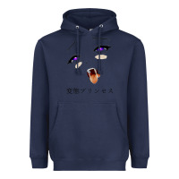 Navy ahegao face girl Heavyweight Hoodie - artisFamous
