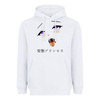 White ahegao face girl Heavyweight Hoodie - artisFamous
