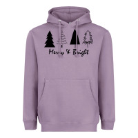 Lavender merry and bright Heavyweight Hoodie - artisFamous