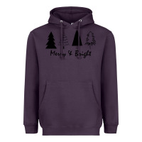 Plum merry and bright Heavyweight Hoodie - artisFamous