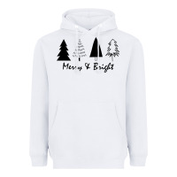 White merry and bright Heavyweight Hoodie - artisFamous