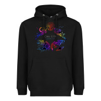 Black Best Owl City Heavyweight Hoodie - artisFamous