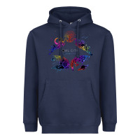 Navy Best Owl City Heavyweight Hoodie - artisFamous