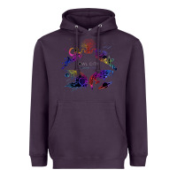 Plum Best Owl City Heavyweight Hoodie - artisFamous