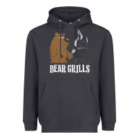 Smoke Bear Grills Grylls Heavyweight Hoodie - artisFamous