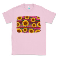 Bubblegum Pink cinco de mayo sunflower background Classic Tee - Artiststas