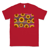Red cinco de mayo sunflower background Classic Tee - Artiststas