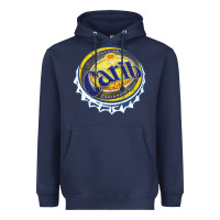 Navy carib beer Heavyweight Hoodie - artisFamous