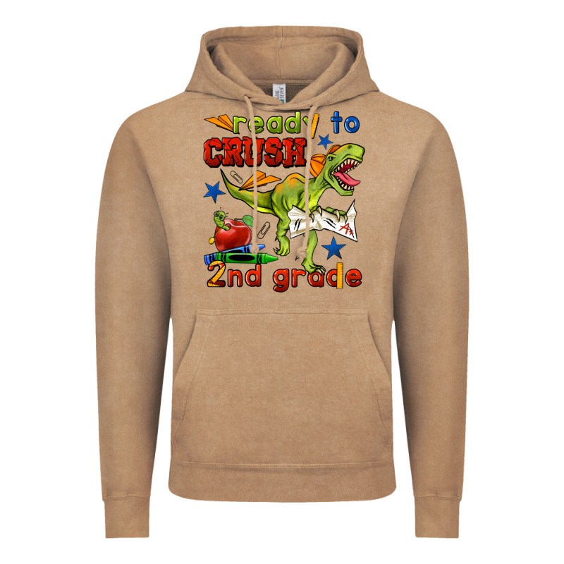 Ready To Crush 2nd Grade Vintage Hoodie by BundleAndBundleShop | Teevron