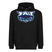 Black florida atlantic owls Heavyweight Hoodie - artisFamous