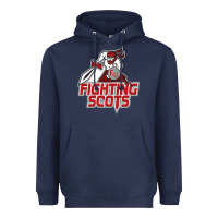 Navy edinboro fighting scots Heavyweight Hoodie - artisFamous