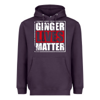 Plum ginger lives matter Heavyweight Hoodie - artisFamous
