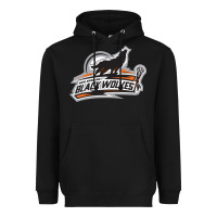 Black new england black wolves Heavyweight Hoodie - artisFamous