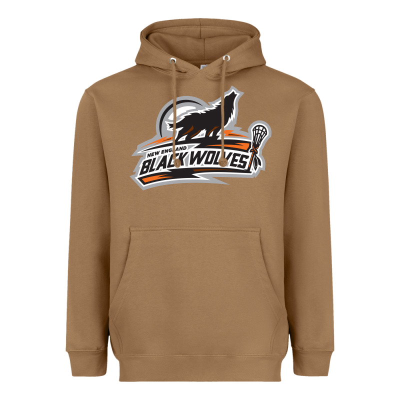 New England Black Wolves Heavyweight Hoodie by artisFamous | Teevron