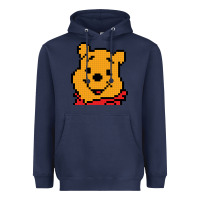 Navy pooh Heavyweight Hoodie - artisFamous