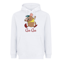 White GUS GUS Heavyweight Hoodie - artisFamous