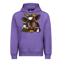 Tulip christmas baby cow Urban Hoodie - RanaPortraitStore