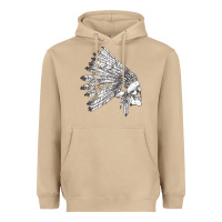 Mushroom american indian Heavyweight Hoodie - artisFamous
