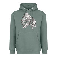 Sage american indian Heavyweight Hoodie - artisFamous