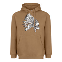 Toasted Coconut american indian Heavyweight Hoodie - artisFamous