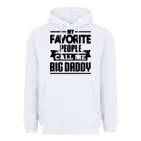 White big daddy Heavyweight Hoodie - artisFamous
