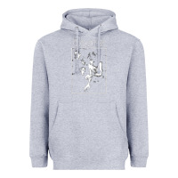 Heather Grey doors 8 Heavyweight Hoodie - artisFamous