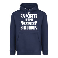 Navy big daddy Heavyweight Hoodie - artisFamous