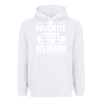 White big daddy Heavyweight Hoodie - artisFamous