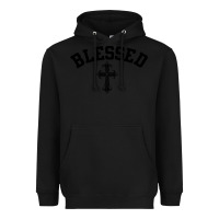Black blessed christian christianity Heavyweight Hoodie - artisFamous