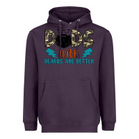 Plum dads with beards are better Heavyweight Hoodie - JahusDesignShop