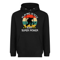 Black bocce super power boules sports Heavyweight Hoodie - artisFamous