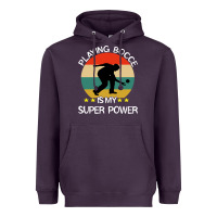 Plum bocce super power boules sports Heavyweight Hoodie - artisFamous
