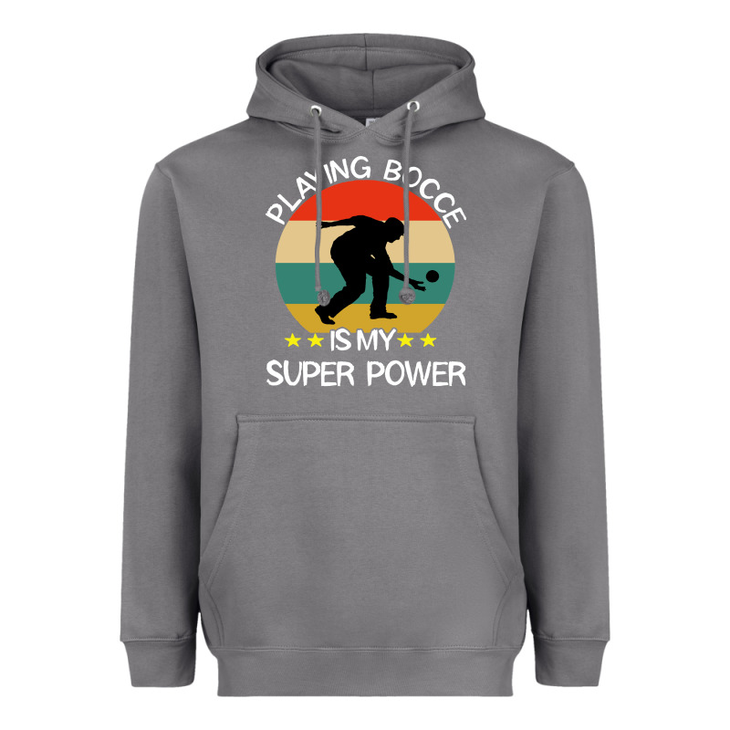 Bocce Super Power Boules Sports Heavyweight Hoodie by artisFamous | Teevron