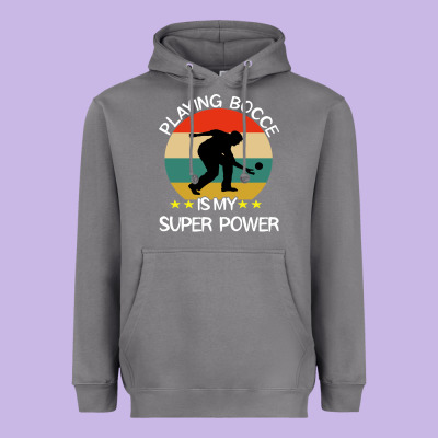Bocce Super Power Boules Sports Heavyweight Hoodie Designed By Artisfamous