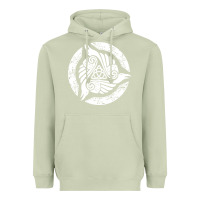 Matcha celtic trinity knot crow spiritual mandala Heavyweight Hoodie - artisFamous