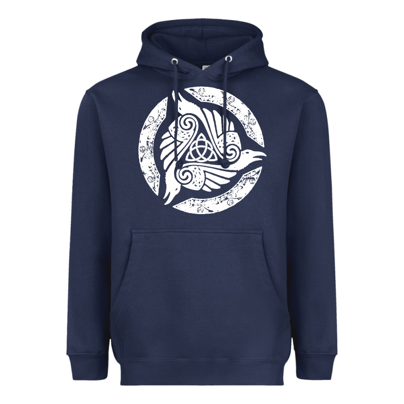 Celtic Trinity Knot Crow Spiritual Mandala Heavyweight Hoodie by artisFamous | Teevron