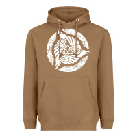 Toasted Coconut celtic trinity knot crow spiritual mandala Heavyweight Hoodie - artisFamous