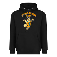 Black yabba dabba doo Heavyweight Hoodie - artisFamous