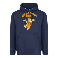 Navy yabba dabba doo Heavyweight Hoodie - artisFamous