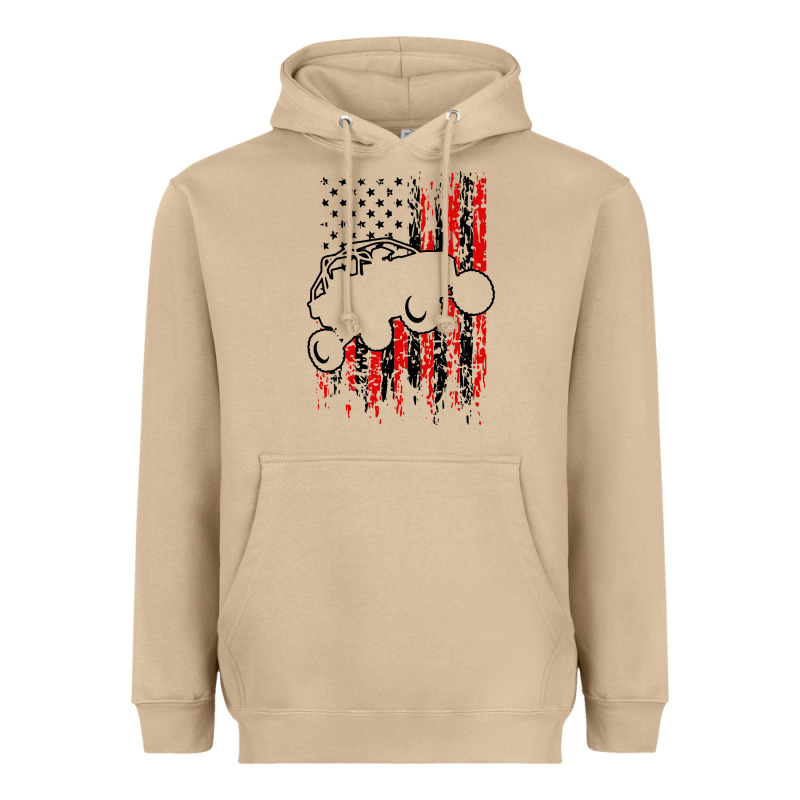 Usa Utv Rzr Racing Heavyweight Hoodie by artisFamous | Teevron