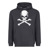 Smoke pirates adults pirates skull crossbones beard Heavyweight Hoodie - artisFamous