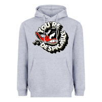 Heather Grey you're despicable Heavyweight Hoodie - artisFamous