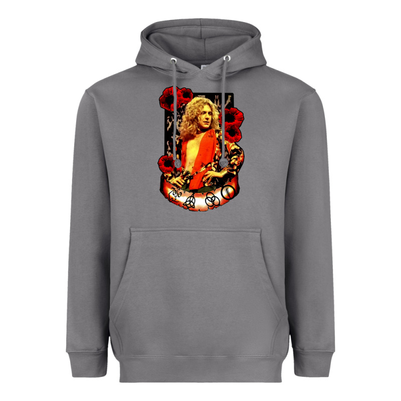 Vintage Image Robert Plant Heavyweight Hoodie by artisFamous | Teevron