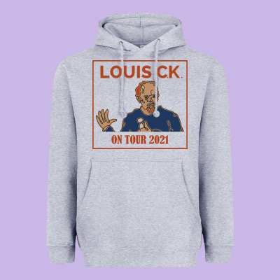 Louis C.k. Heavyweight Hoodie Designed By Artisfamous