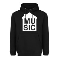 Black house music Heavyweight Hoodie - artisFamous
