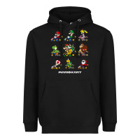 Black mariokart Heavyweight Hoodie - artisFamous