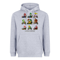 Heather Grey mariokart Heavyweight Hoodie - artisFamous