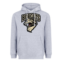 Heather Grey bismarck bobcats Heavyweight Hoodie - artisFamous